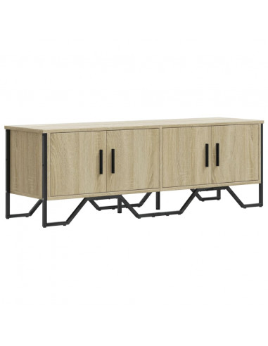 Mobile TV Rovere Sonoma 122x34x41 cm in Legno Multistrato