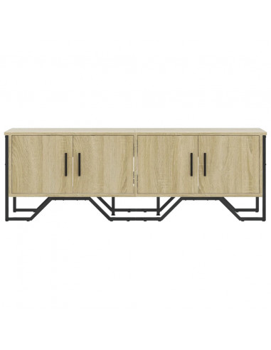 Mobile TV Rovere Sonoma 122x34x41 cm in Legno Multistrato