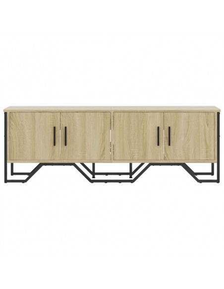 Mobile TV Rovere Sonoma 122x34x41 cm in Legno Multistrato