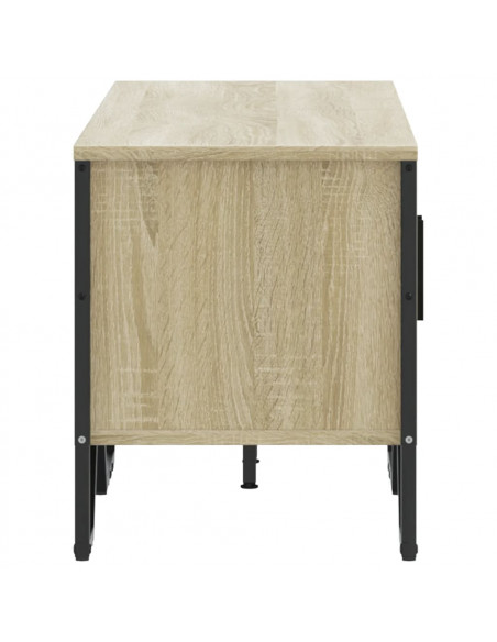 Mobile TV Rovere Sonoma 122x34x41 cm in Legno Multistrato