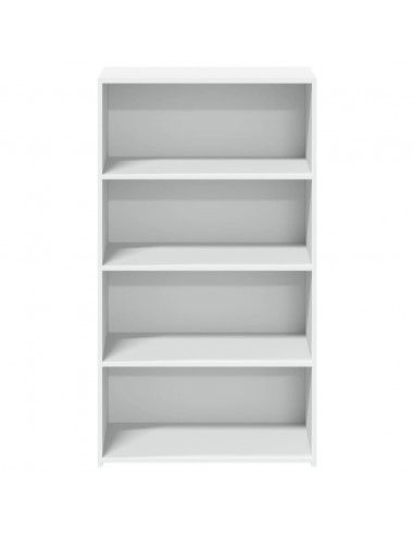 Credenza Bianca 70x41x124 cm in Legno Multistrato