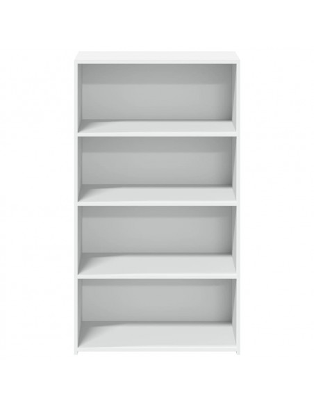 Credenza Bianca 70x41x124 cm in Legno Multistrato