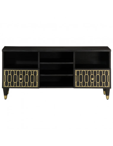 Mobile Porta TV 100x33x46 cm in Legno Massello di Mango