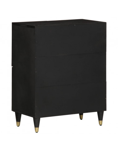 Credenza 60x33x75 cm in Legno Massello di Mango