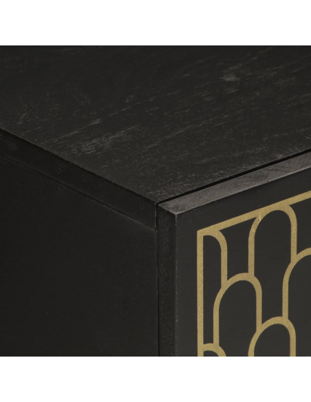 Credenza 60x33x75 cm in Legno Massello di Mango