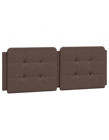 Cuscino Testiera Marrone 120 cm in Similpelle