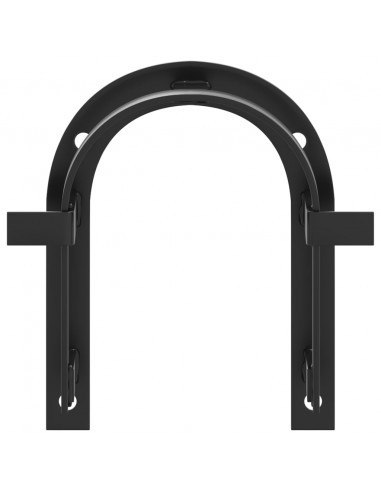 Portasella da Parete Nero in Ferro