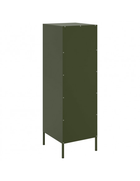 Credenza Verde Oliva 36x39x113 cm in Acciaio
