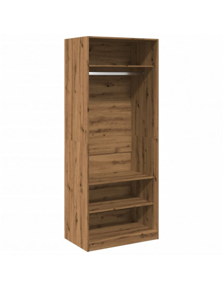 Armadio Rovere Artigianale 80x50x200 cm in Legno Multistrato