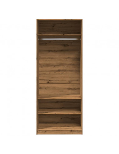 Armadio Rovere Artigianale 80x50x200 cm in Legno Multistrato