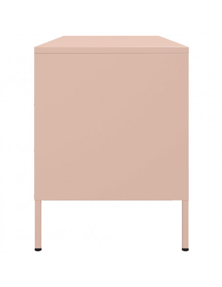 Mobile TV Rosa 100,5x39x50,5 cm in Acciaio
