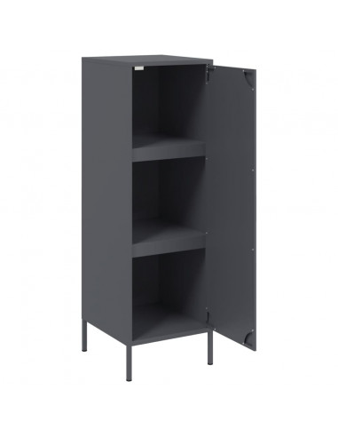 Credenza Antracite 36x39x113 cm in Acciaio