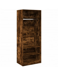 Armadio Rovere Fumo 80x50x200 cm in Legno Multistrato 2