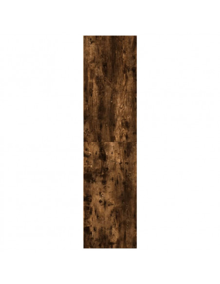 Armadio Rovere Fumo 80x50x200 cm in Legno Multistrato
