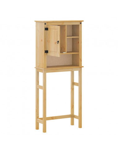 Mobile Lavatrice da Bagno Corona in Legno Massello di Pino