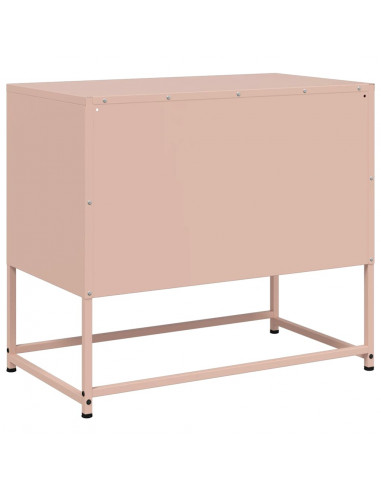 Mobile TV Rosa 68x39x60,5 cm in Acciaio