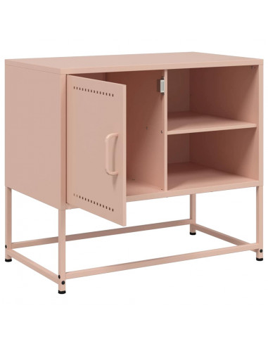 Mobile TV Rosa 68x39x60,5 cm in Acciaio