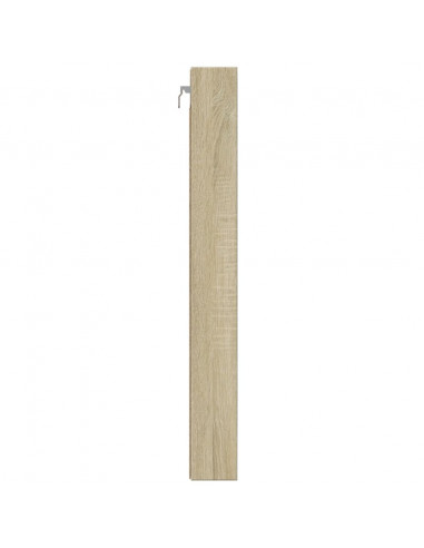 Armadietto Vetrina Rovere Sonoma 100x8,5x75cm Legno Multistrato