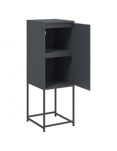 Credenza Antracite 36x39x107 cm in Acciaio
