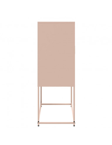 Credenza Rosa 68,5x38,5x107 cm in Acciaio