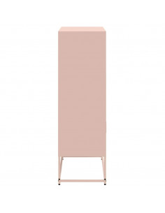 Credenza Rosa 68,5x38,5x123,5 in Acciaio 2