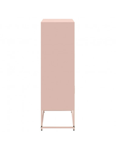 Credenza Rosa 68,5x38,5x123,5 in Acciaio