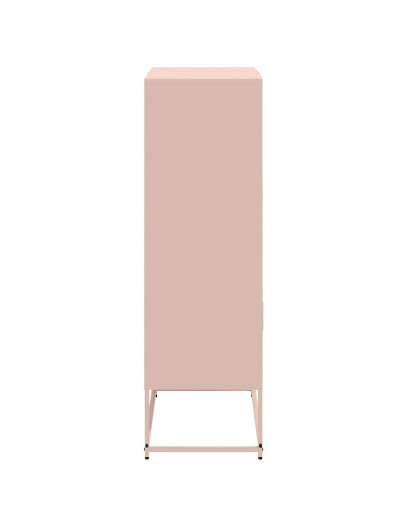Credenza Rosa 68,5x38,5x123,5 in Acciaio