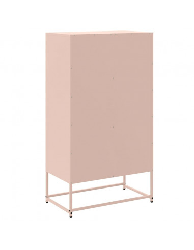 Credenza Rosa 68,5x38,5x123,5 in Acciaio