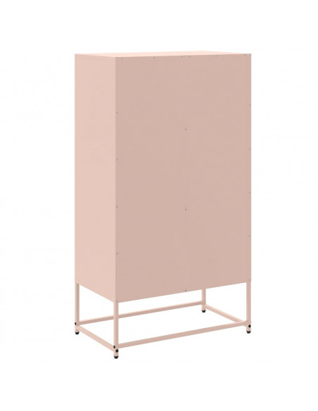 Credenza Rosa 68,5x38,5x123,5 in Acciaio