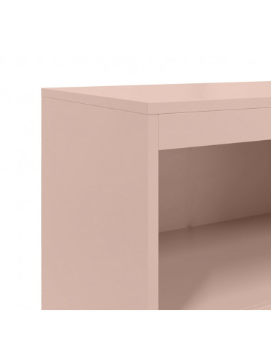 Credenza Rosa 68,5x38,5x123,5 in Acciaio