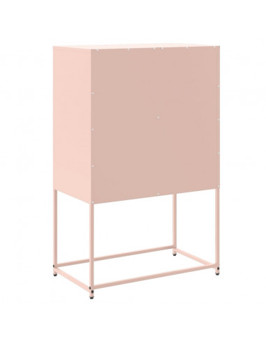 Credenza Rosa 68,5x38,5x107 cm in Acciaio