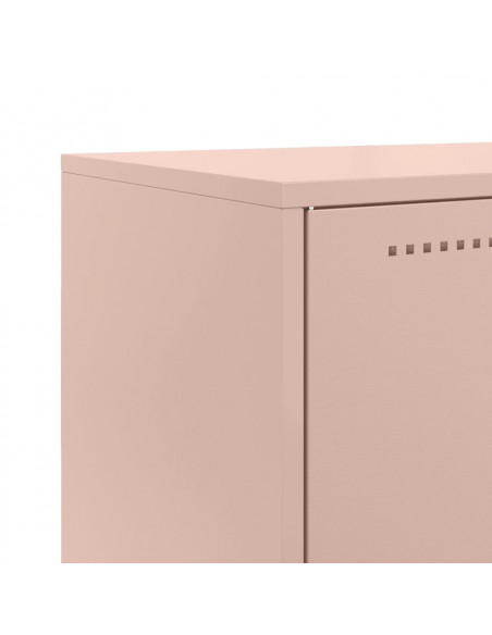 Credenza Rosa 68,5x38,5x107 cm in Acciaio