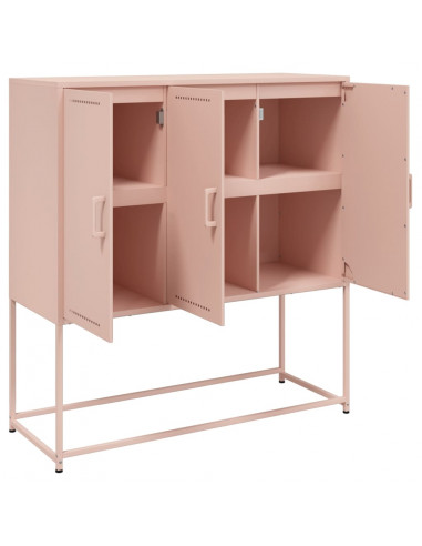 Credenza Rosa 100,5x39x107 cm in Acciaio