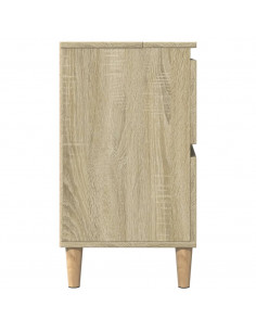 Mobile Lavabo Rovere Sonoma 80x33x60 cm in Legno Multistrato 2