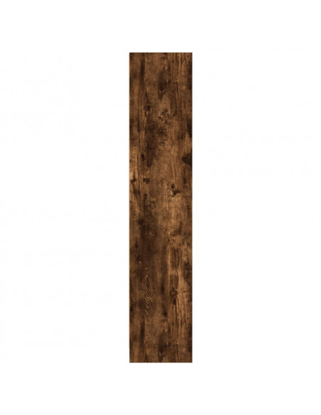 Libreria Rovere Fumo 57x28,5x141 cm in Legno Multistrato