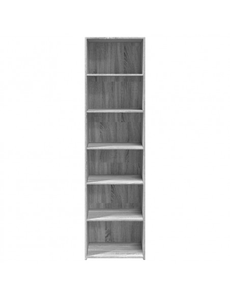 Credenza Grigio Sonoma 50x41x185 in Legno Multistrato