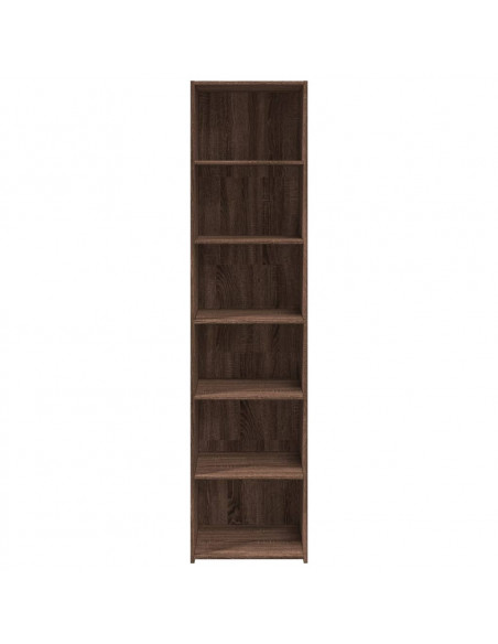 Credenza Rovere Marrone 45x41x185 cm in Legno Multistrato