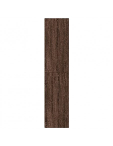 Credenza Rovere Marrone 45x41x185 cm in Legno Multistrato