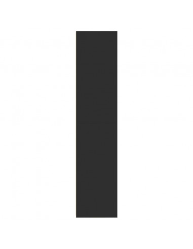 Credenza Nera 45x41x185 cm in Legno Multistrato