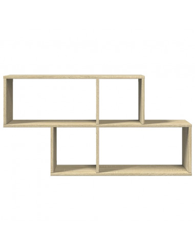 Scaffale a Parete Rovere Sonoma 100x20x53cm Legno Multistrato