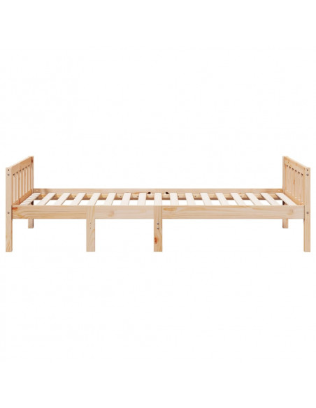 Letto per Bambini senza Materasso 90x200 cm Legno Massello Pino