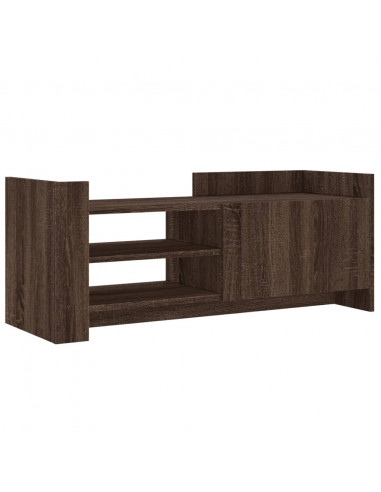 Mobile TV Rovere Marrone 100x35x40 cm in Legno Multistrato