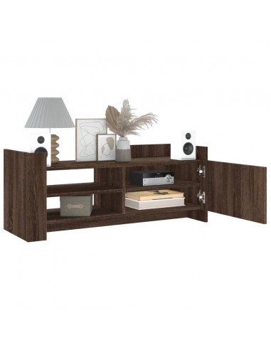 Mobile TV Rovere Marrone 100x35x40 cm in Legno Multistrato