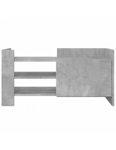 Mobile per TV Grigio Cemento 80x35x40 cm Legno Multistrato