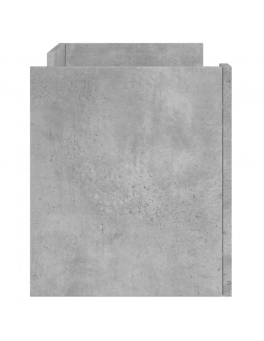 Mobile per TV Grigio Cemento 80x35x40 cm Legno Multistrato