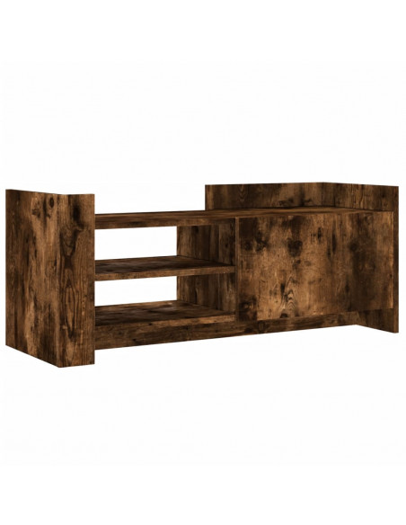 Mobile TV Rovere Fumo 100x35x40 cm in Legno Multistrato