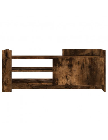 Mobile TV Rovere Fumo 100x35x40 cm in Legno Multistrato