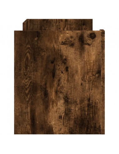 Mobile TV Rovere Fumo 100x35x40 cm in Legno Multistrato