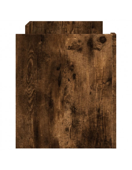 Mobile TV Rovere Fumo 100x35x40 cm in Legno Multistrato