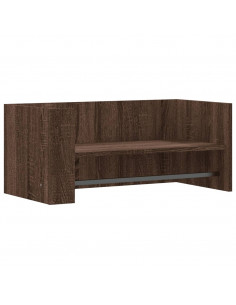 Mensola a Muro Rovere Marrone 70,5x35x30,5 cm Legno Multistrato 2